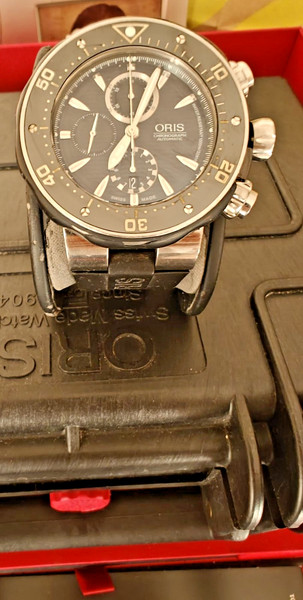 Reloj Oris ProDiver Chronograph. Modelo 7630 71. Mecánico Automático.