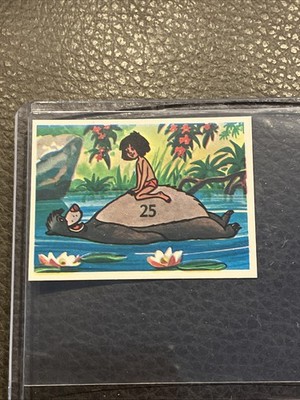 1976 Venezuelan Disney Mogli and Baloo Jungle Book Sticker #25!