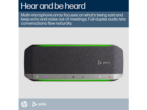Poly Sync 40+ Microsoft Teams Certyfikowany głośnik USB-A USB-C + BT700 USB-A - Zdjęcie 5 z 10