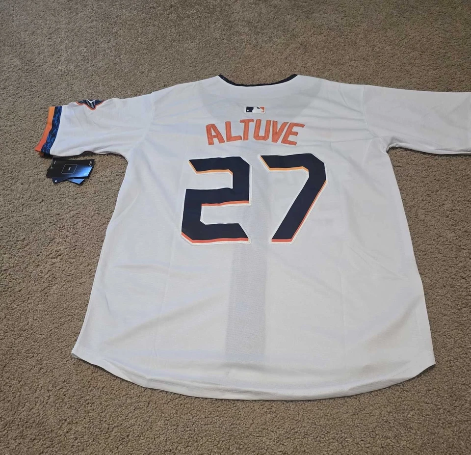 Camiseta deportiva juvenil XL Jose Altuve Houston Astros City Connect #27 nueva con etiquetas Foto 2 de 2