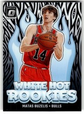 2024-25 Donruss Optic Matas Buzelis White Hot Rookies #10