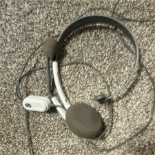 Microsoft Xbox 360 Wired Headset Gray Boom Microphone