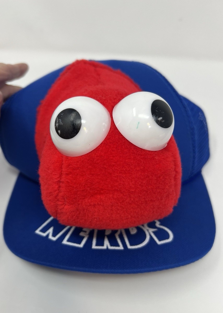 Vintage Nerds Trucker Hat Nerds Candy Plush on Brim 1980's Fun