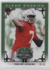 2019 Leaf Best of Football Clear Rookie Green /35 Dwayne Haskins #FB-09 10k8