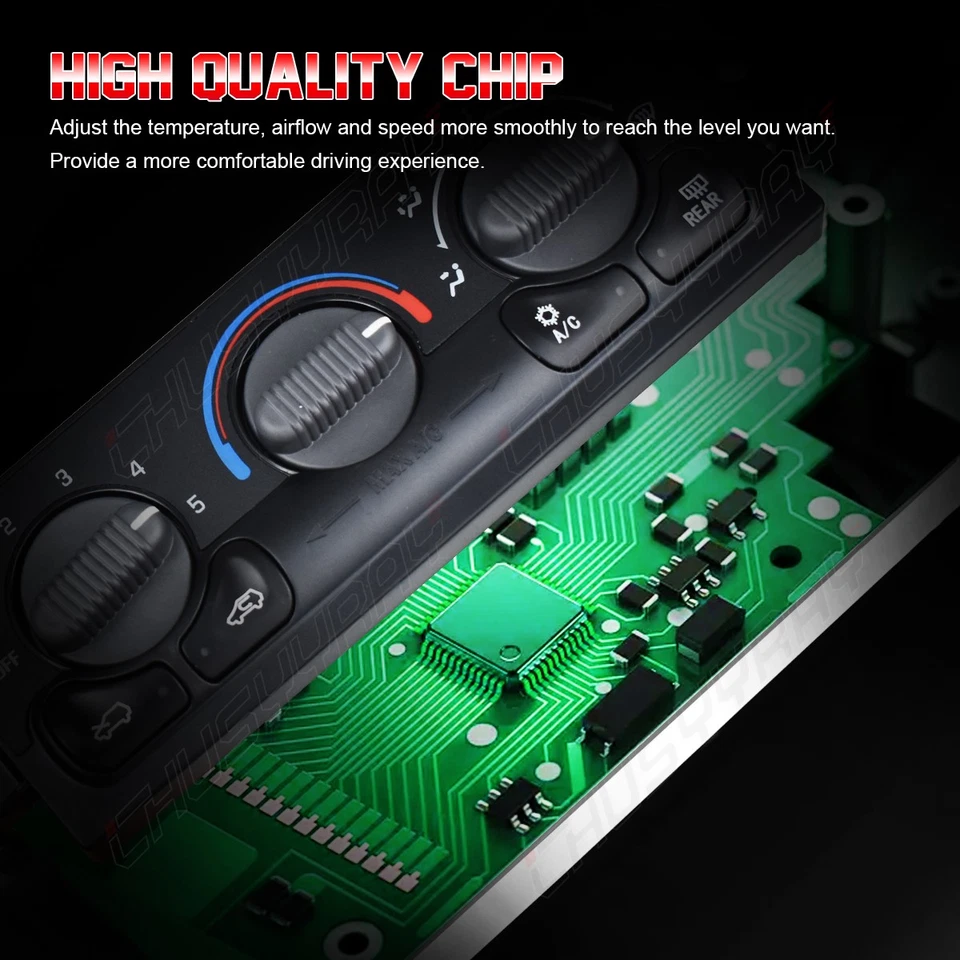 Módulo de controle climático aquecedor CA 599-218 para 2001-2002 Chevrolet Silverado 3500 - Imagem 2 de 4