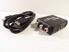 AV/S-Video to HDMI Converter  RCA  Composite CVBS Audio
