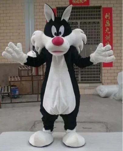 Disfraz de Gato Negro Mascota Juegos con disfraces Animal Fiesta Vestido Elegante Adultos Conjunto Desfile Foto 2 de 3