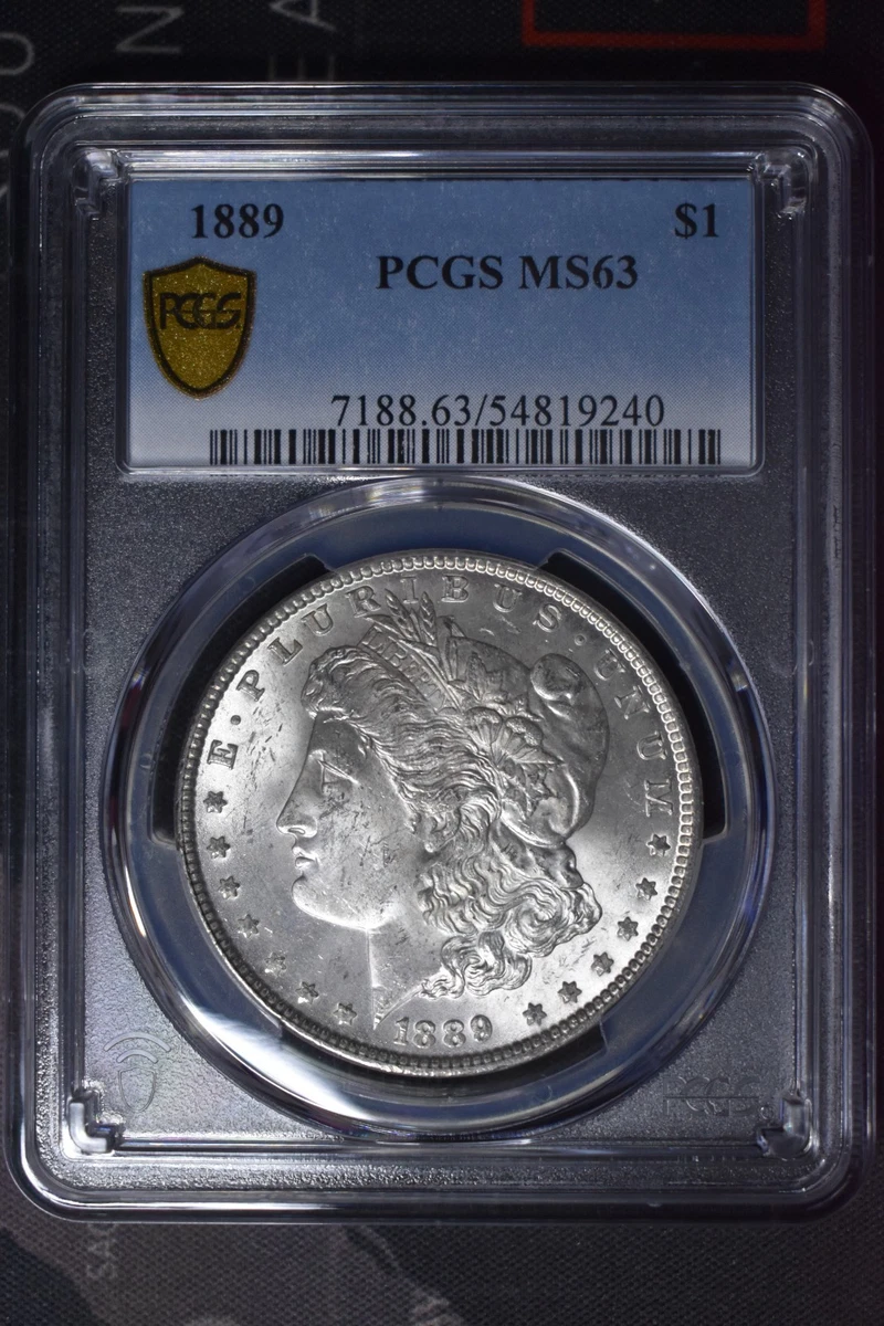 MS 63 Graded 1889 Year Morgan US Dollars (1878-1921) for sale | eBay