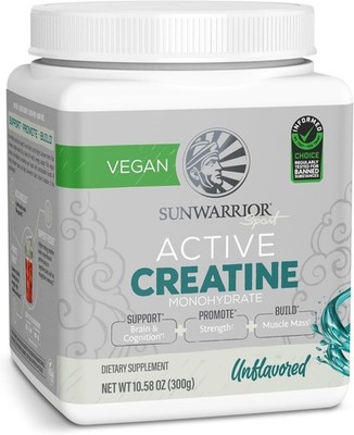 Sunwarrior Active Creatine 10.58Oz 300g Unflavored EXP 17 DEC 2026