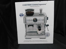 CHEFMAN Crema Supreme Semi-Automatic Espresso Machine RJ54-G-SS Silver (FLOOR)