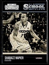 Shabazz Napier 2015 Panini Contenders Draft Picks Old School Colors Connecticut