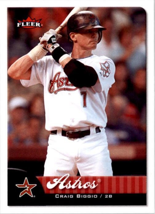 2007 Fleer #195 Craig Biggio - BB