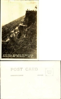 Lovers Leap The Narrows Cumberland Maryland RPPC