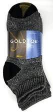 Gold Toe 6 Pack Mens Athletic Quarter Socks Cushion Cotton SIZE 10/13 Irregular