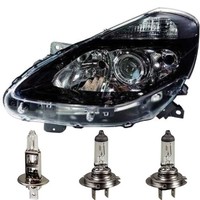 Scheinwerfer Links FüR Renault Clio III R Bj. 09->> Schwarz Mit Kurvenlicht 1VM
