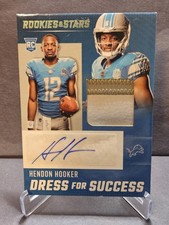 2023 Rookies & Stars Hendon Hooker Rookie Dress For Success RPA /25 DS-HH Lions