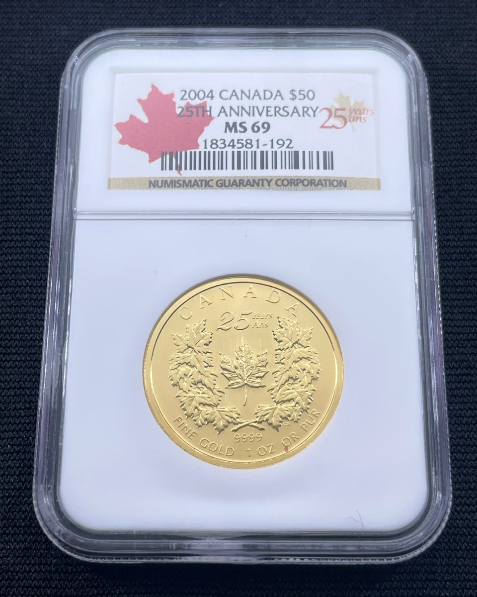 Canadian Maple Leaf Grade MS 69 Gold Bullion Coins for sale | eBay