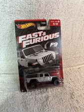 Hot Wheels Fast & Furious Jeep Gladiator F9 Series 1 1:64 Diecast Silver/Black