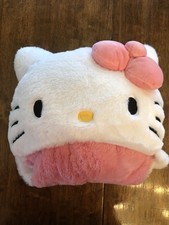 Sanrio Hello Kitty Plush Hooded 30 x 50 Inch Throw Blanket With Hood