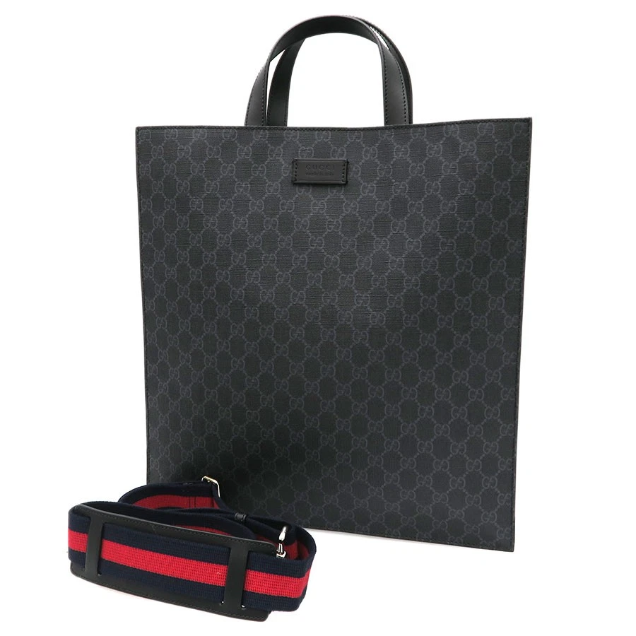 Sac bandoulière fourre tout Gucci GG Supreme gris 495559 occasion