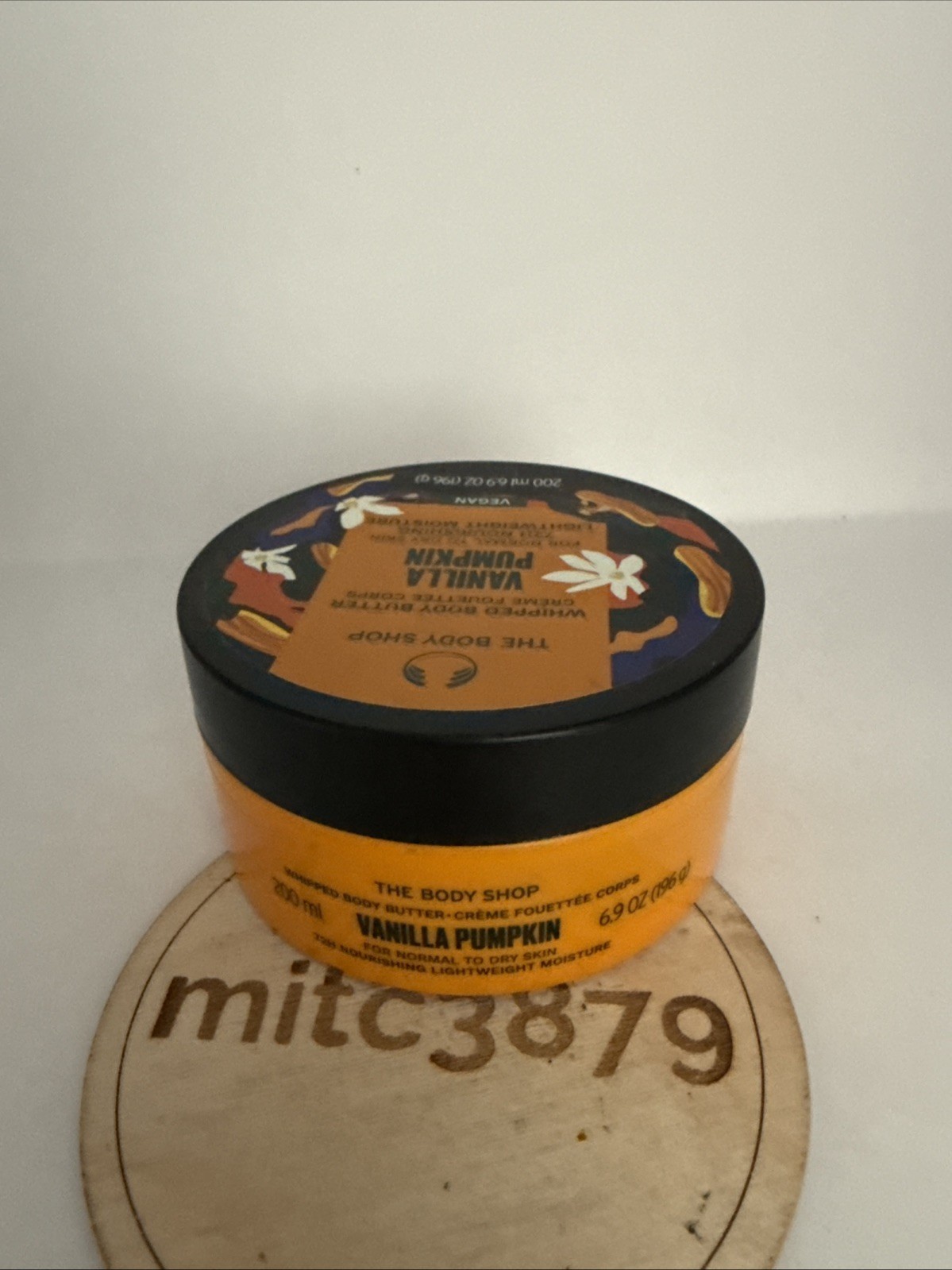The Body Shop Vanilla Pumpkin Whipped Body Butter 200ml Vegan Nourishing