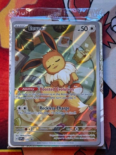 Eevee 173 SVP Sealed Pokemon Prismatic Evolutions ETB Promo - Mint