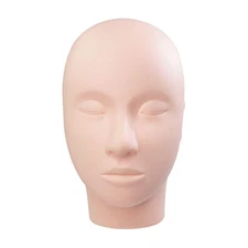 Lash Mannequin Head, Practice Training Head for Make up and Lash Extention,Cosme