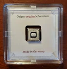 1 Gram Silver Bar GEIGER Original Premium in Square Capsule Assay .999 fine