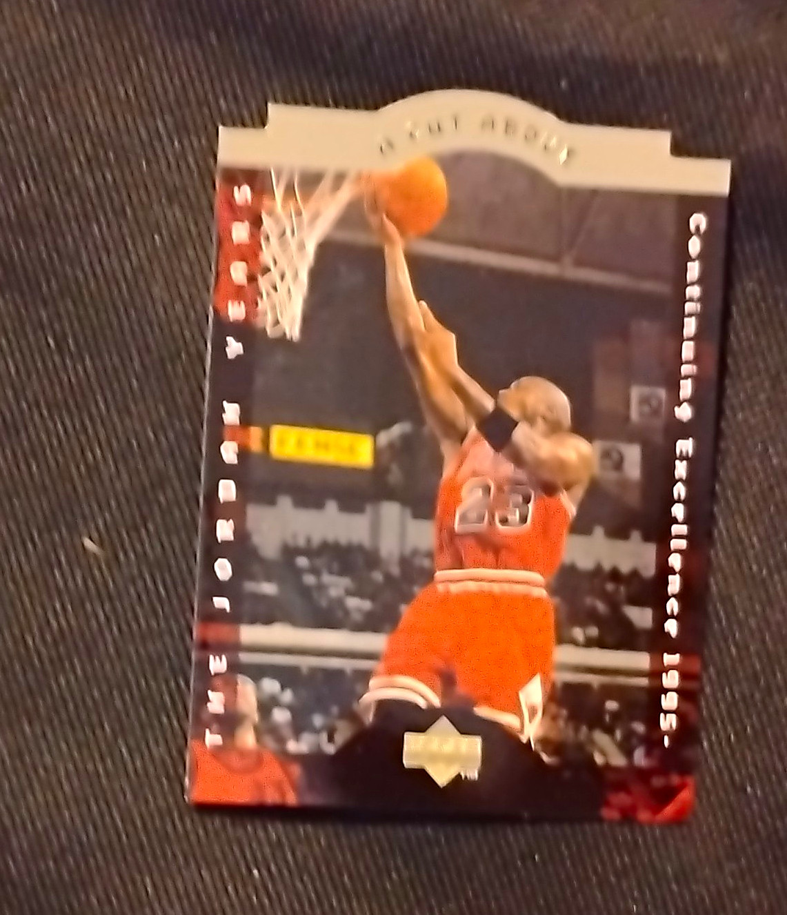 Upper Deck 1998 A Cut Above Jordan Years Michael Jordan Bulls MJ-65 Card