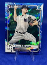 Clarke Schmidt Rookie 2021 Bowman Chrome Sapphire Edition #33 (RC)  NY Yankees