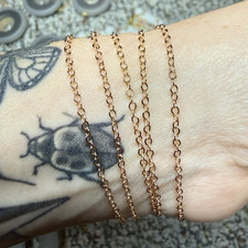 14 k rose gold filled style chain. 3ft