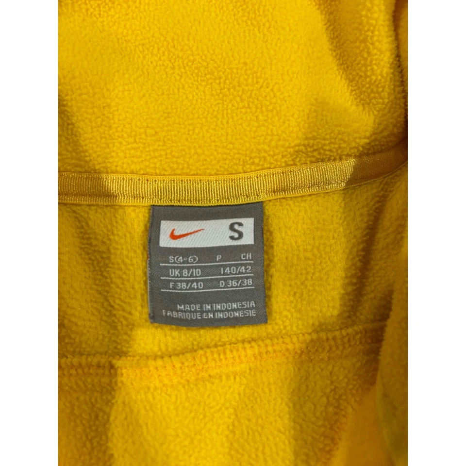 耐克 LIVESTRONG 黄色抓绒拉链夹克,尺寸 S,运动服 — 第 2/4 张图片