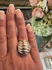 David Yurman Sterling Silver/18k Gold Sculpte...