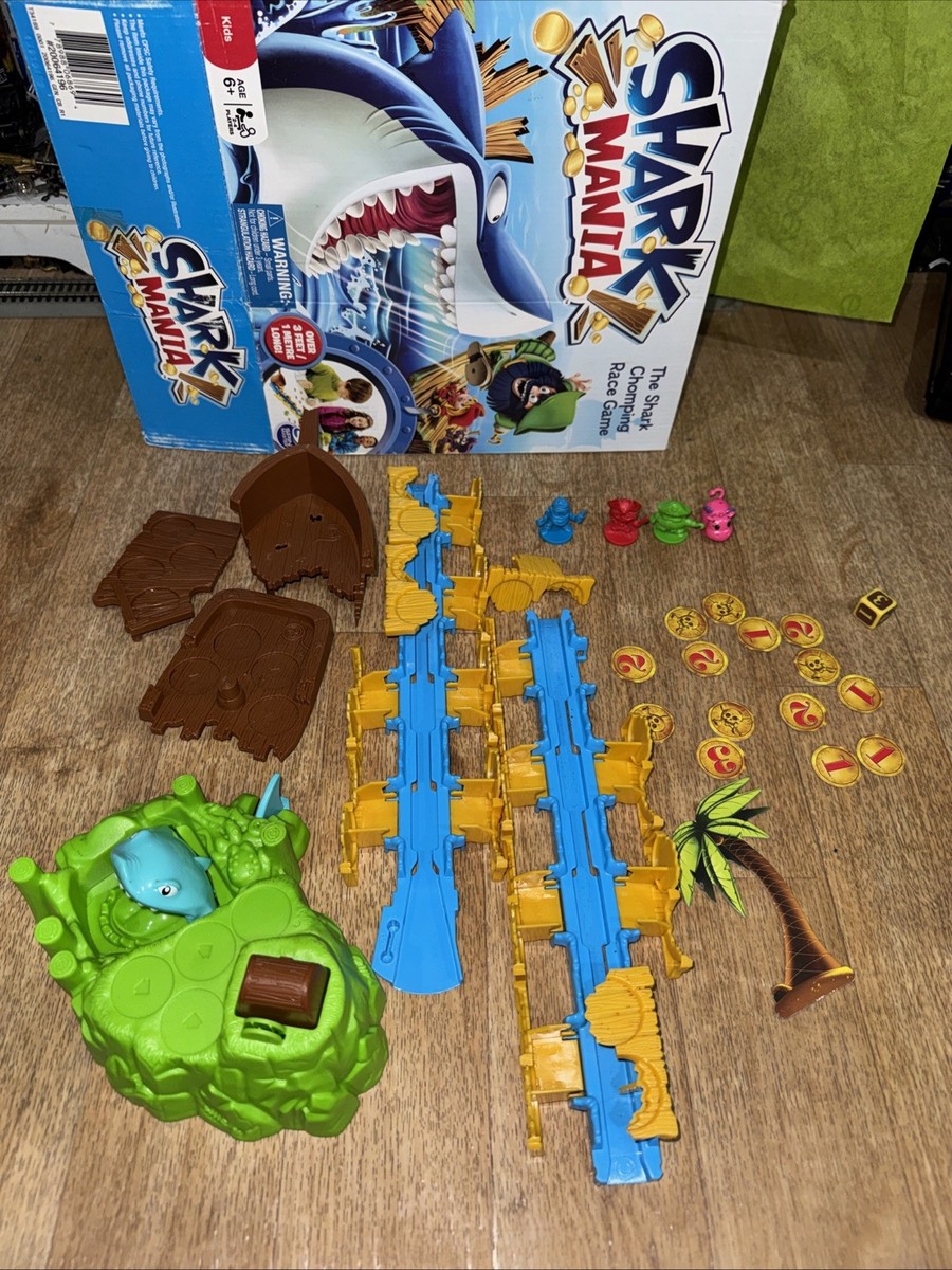 トップス shark mania Shark Mania Game by Spin Master Ages 6-Up Works Missing Pieces | eBay
