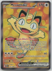 Meowth ex 107/088 Perfect Order Ultra Rare Full Art Holo