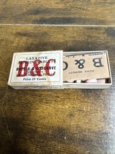 Butler Crosgrave San Angelo Texas Laxative Pills Vintage Medicine Box 