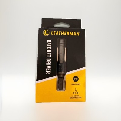 Leatherman Ratchet Driver 1/4 Hex Bit 931030 Tool Multi 2 Yr Warranty New In Box