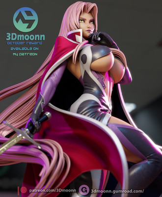 Ingrid - Taimanin - Figure 3d Print Model kit Unpainted Unassembled