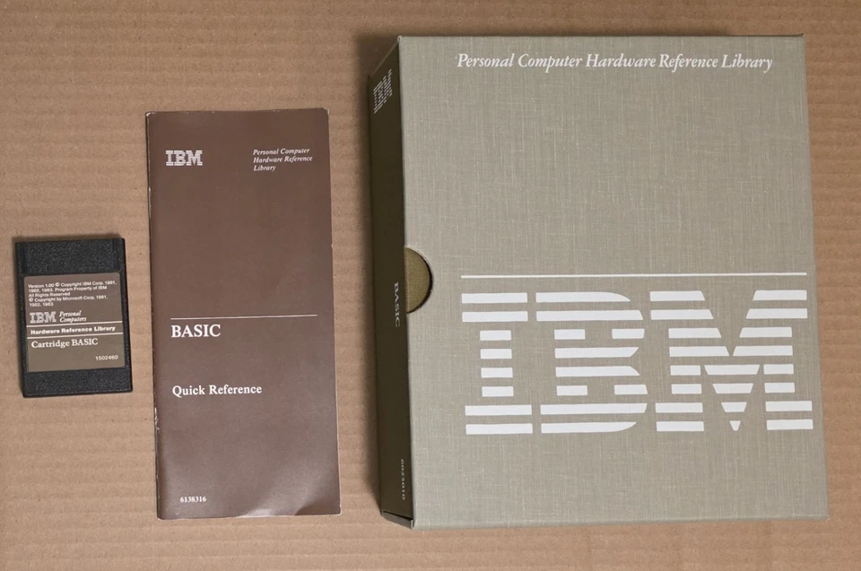 IBM PC PCjr - Basic Cartridge - Hardware Reference Library - Basic Manual +Quick