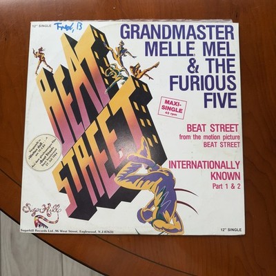BEAT STREET UNCUT VERSION GRANDMASTER MELLE MEL FURIOUS 5 SUGARHILL VOGUE 1984