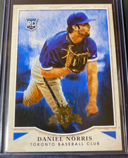 2015 Diamond Kings Baseball #158A Daniel Norris RC Toronto Blue Jays Rookie