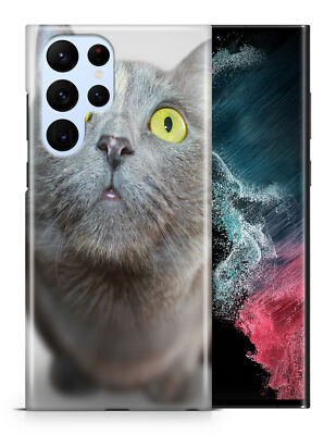 CASE COVER FOR SAMSUNG GALAXY|CUTE ADORABLE GREY CAT KITTEN