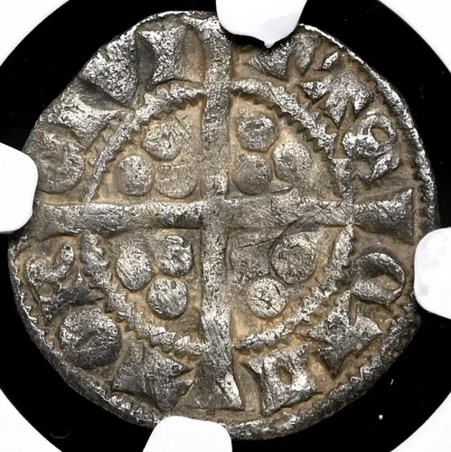 NGC AU KING EDWARD I LONGSHANKS 1279-1307, ENGLAND Braveheart, Silver Penny Coin