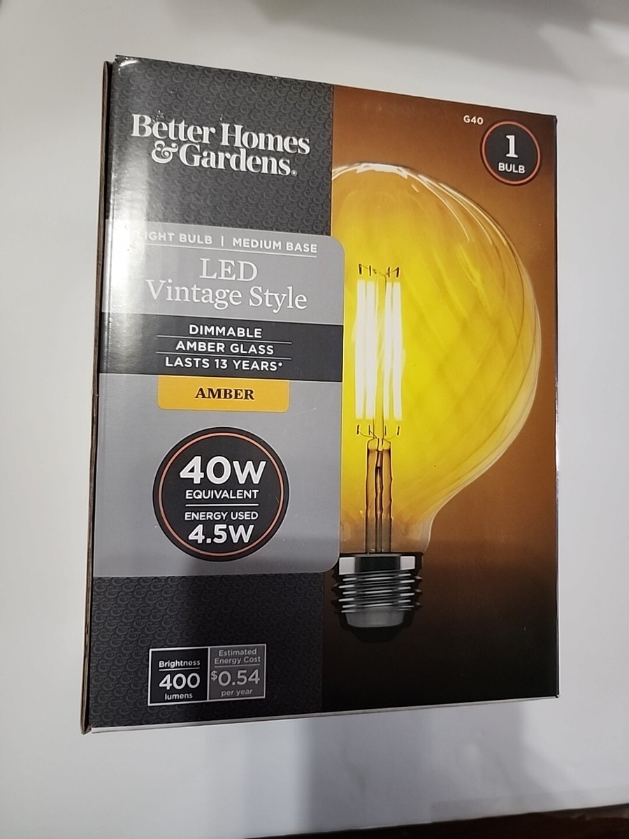 Amber Light Bulb Intermediate Base