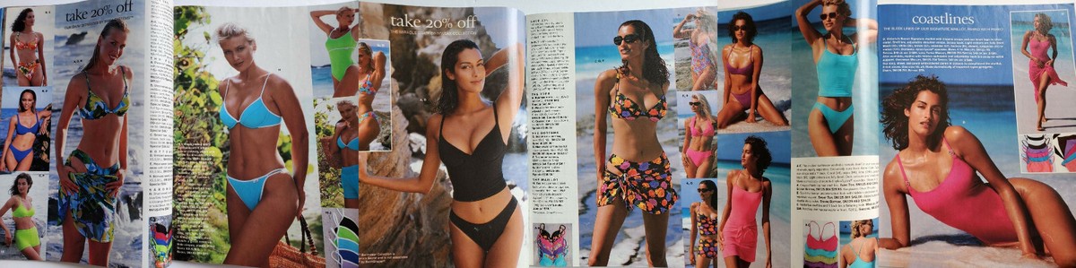 1998 SWIM II Victoria's Secret Catalog STEPHANIE SEYMOUR Daniela  Pestova T Banks | eBay