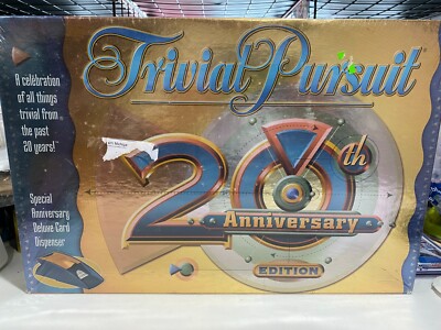 Trivial Pursuit 20th Anniversary Edition Board Game 2002