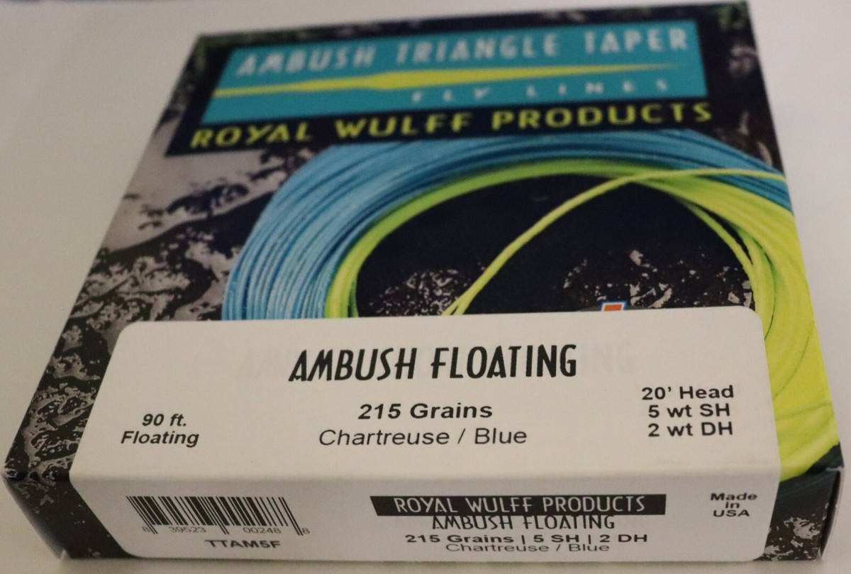 Royal Wulff Ambush Taper 7 Weight Floating Fly Line Fast Ttam7f