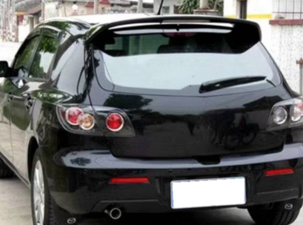 Unpainted LED Rear Roof Window Spoiler Wing Lip For 2006-2012