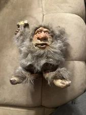 Vintage Da Grunt Caveman Troll Sound Activated Doll Figure Unity Creations -READ