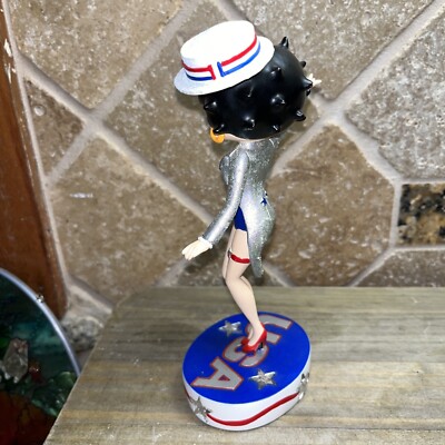 Betty Boop “Star Spangled Betty” 1999 Danbury Mint 7” Figurine USA